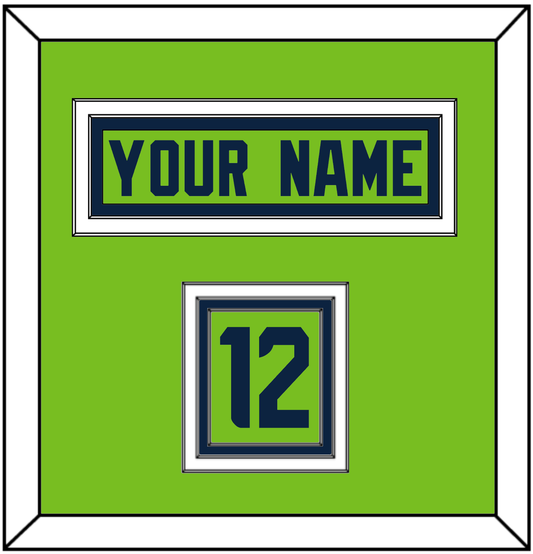 Seattle Nameplate & Shoulder Number