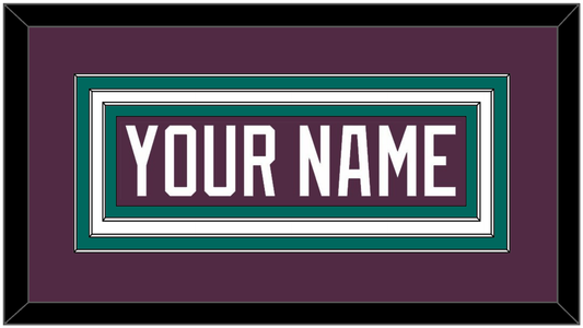 Anaheim Nameplate - Road Purple (1993-2006) - Premier Tier 2