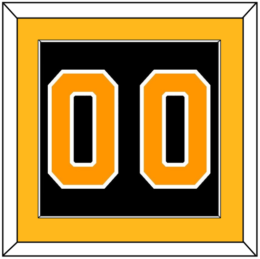 Boston Number (Back) - Home Black - Essential Tier 2