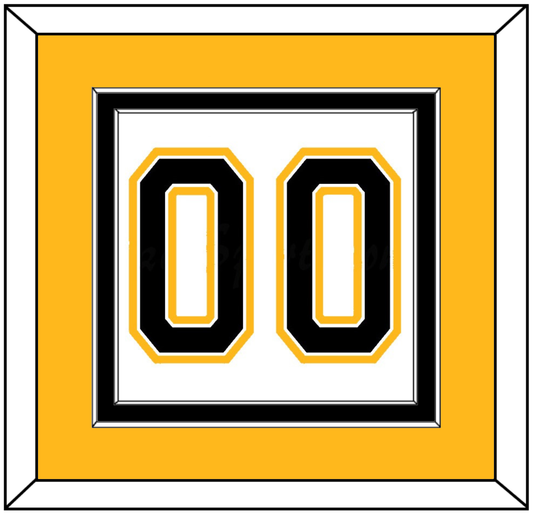 Boston Number (Back) - Road White (2007-2017) - Signature Tier 4