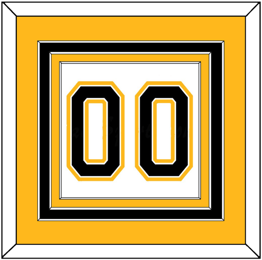 Boston Number (Back) - Road White (2007-2017) - Premier Tier 3