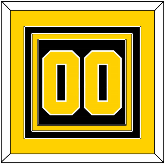 Boston Number (Back) - Road Black (1977-1981) - Premier Tier 3