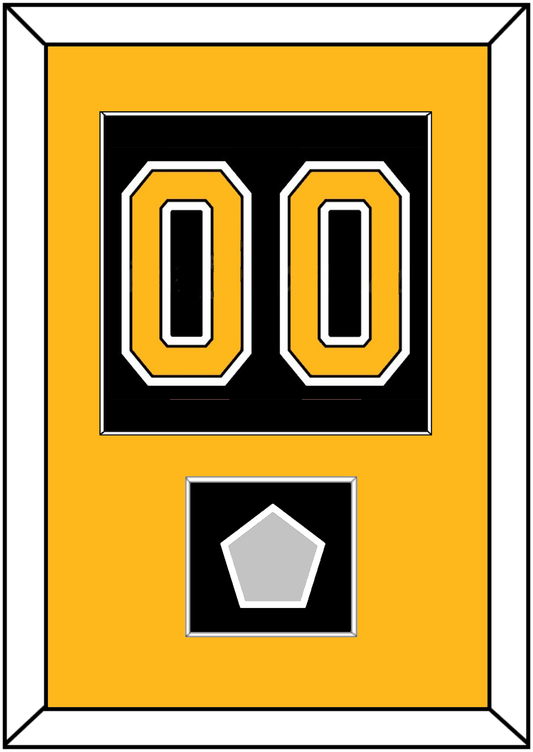 Boston Number (Back) With Stanley Cup Finals Patch - Home Black (2007-2017) - Essential Tier 2
