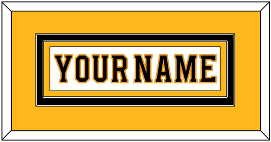 Boston Nameplate - Road White - Signature Tier 3