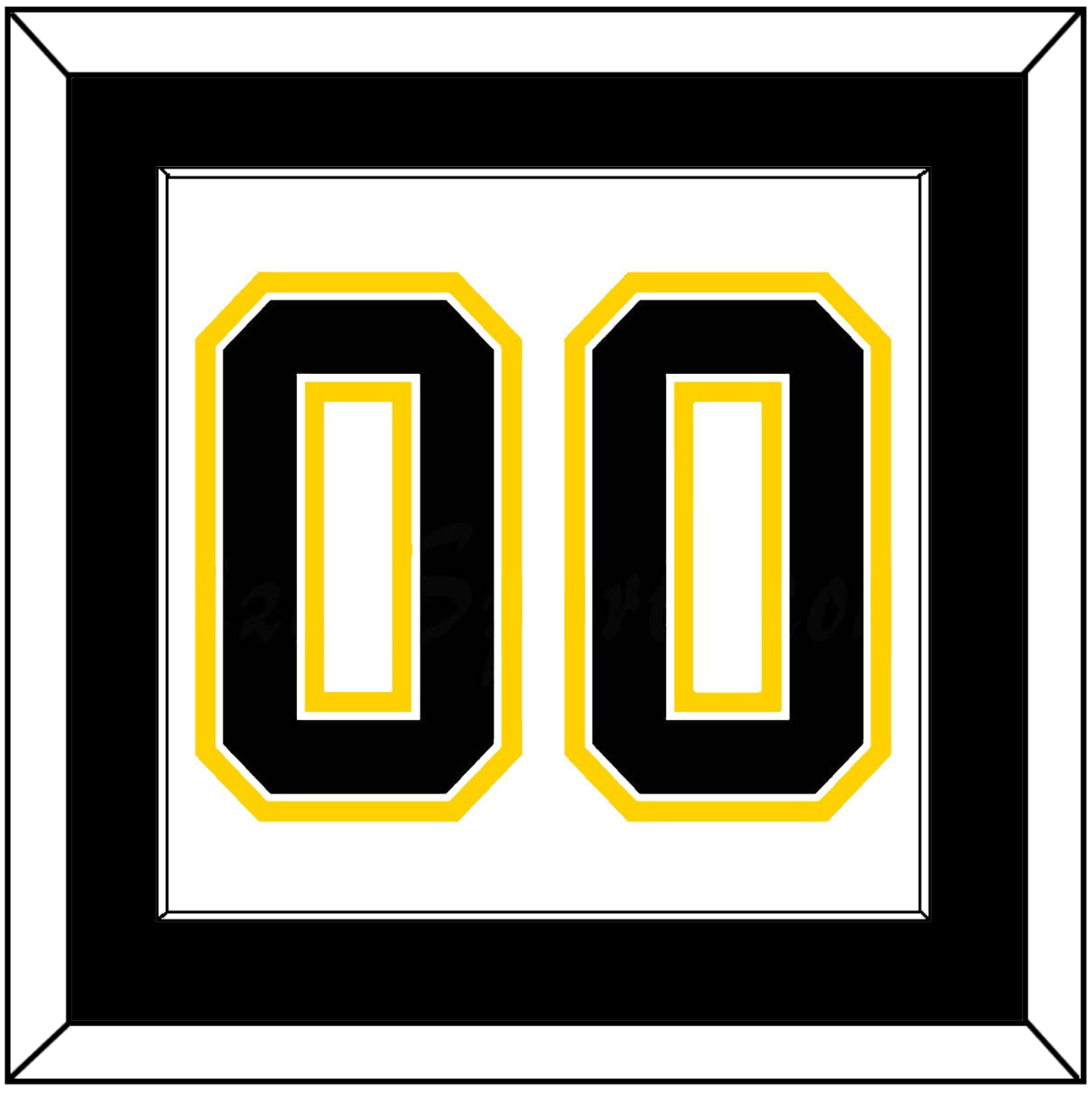 Boston Number (Back) - Home White (1958-1967) - Essential Tier 1