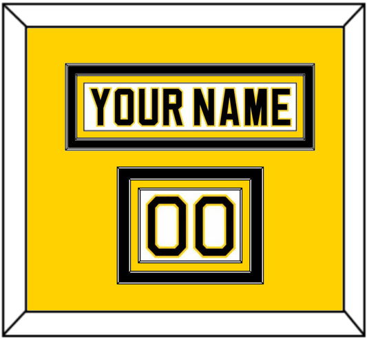 Boston Nameplate & Number (Shoulder) - Home White (1981-1995) - Premier Tier 3