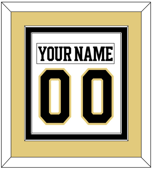 Boston Nameplate & Number (Back) Combined - Centennial Road White (2024-2025) - Signature Tier 3