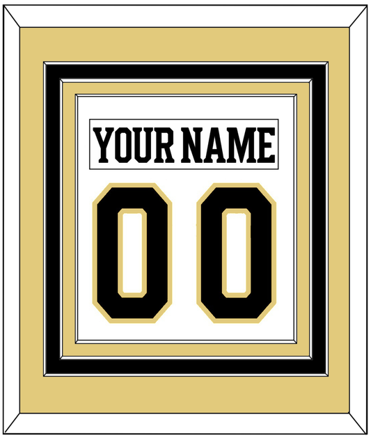 Boston Nameplate & Number (Back) Combined - Centennial Road White (2024-2025) - Premier Tier 3
