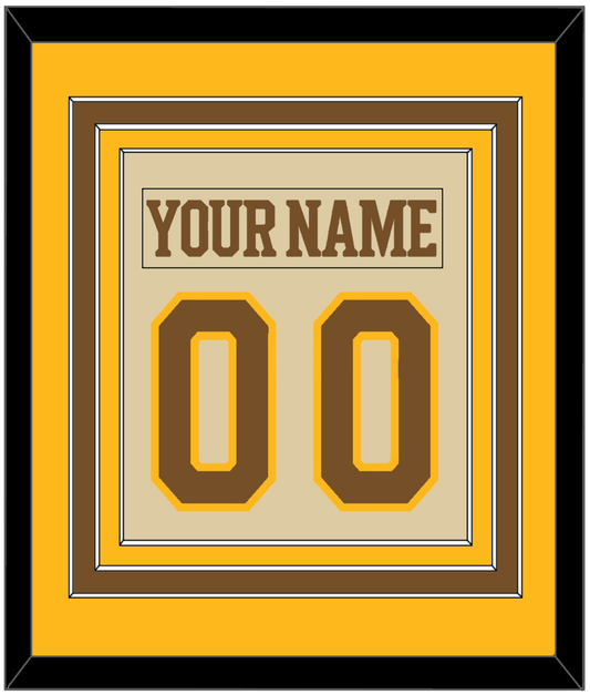 Boston Nameplate & Number (Back) Combined - Centennial Alternate Cream (2024-2025) - Premier Tier 3