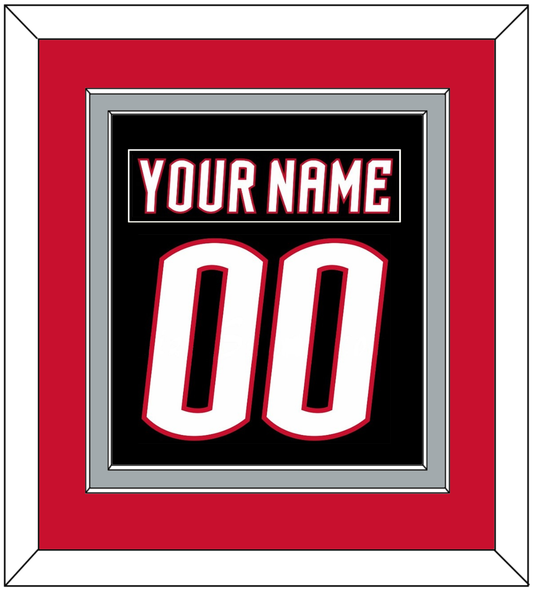 Buffalo Nameplate & Number (Back) Combined - Alternate Black - Signature Tier 3
