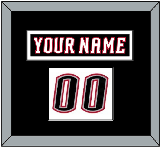 Buffalo Nameplate & Number (Shoulder) - Home White (1996-2006) - Essential Tier 1