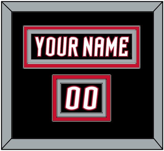 Buffalo Nameplate & Number (Shoulder) - Alternate Black - Premier Tier 2