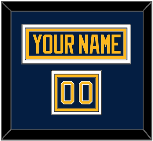 Buffalo Nameplate & Number (Shoulder) - Home Blue (2010-2020) - Premier Tier 2