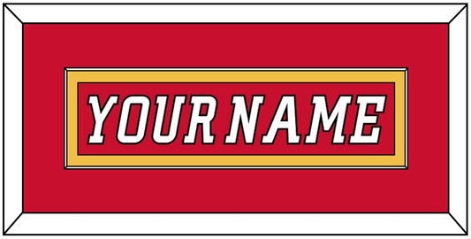 Calgary Nameplate - Home Red (2007-2017) - Essential Tier 3