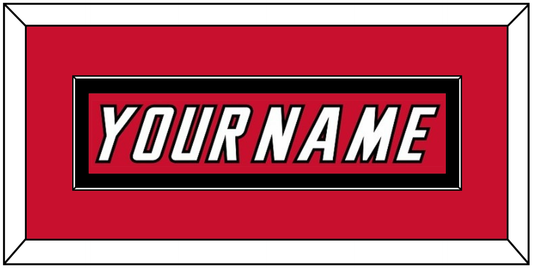 Calgary Nameplate - Road Red (1995-2000) - Essential Tier 4