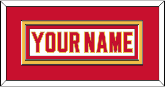Calgary Nameplate - Road White - Signature Tier 2