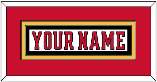 Calgary Nameplate - Road White (2017-2020) - Signature Tier 2