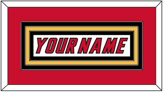 Calgary Nameplate - Home White (1995-2000) - Premier Tier 2