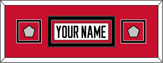 Chicago Nameplate & 2 Stanley Cup Champions Patches - Road White (2007-2017) - Signature Tier 6