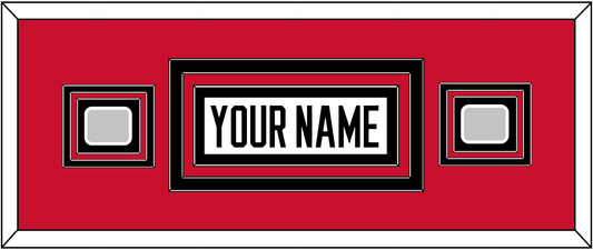 Chicago Nameplate & 2 Stanley Cup Champions Patches - Road White (2007-2017) - Premier Tier 6