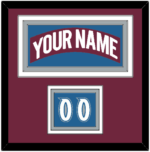 Colorado Nameplate & Number (Shoulder) - Road Burgundy (1999-2001) - Premier Tier 2