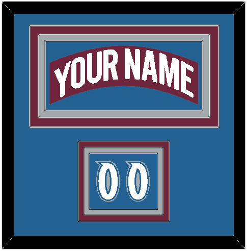 Colorado Nameplate & Number (Shoulder) - Road Burgundy (1999-2001) - Premier Tier 3