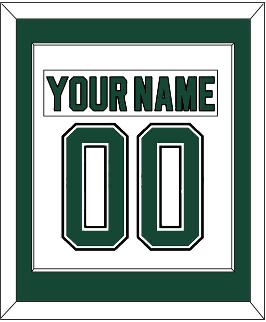 Dallas Nameplate & Number (Back) Combined - Home White (1994-1999) - Essential Tier 1