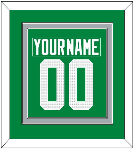 Dallas Nameplate & Number (Back) Combined - Home Green - Signature Tier 4
