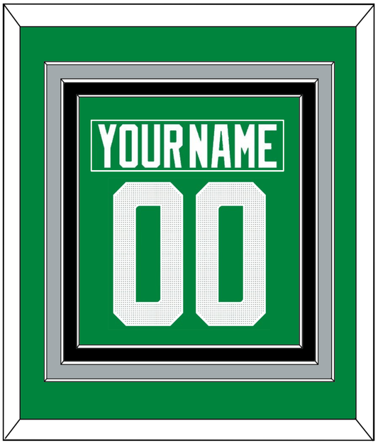 Dallas Nameplate & Number (Back) Combined - Home Green - Premier Tier 3