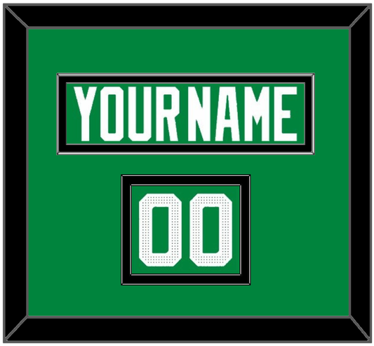 Dallas Nameplate & Number (Shoulder) - Home Green - Signature Tier 2