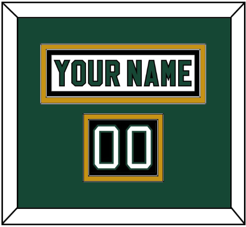 Dallas Nameplate & Number (Shoulder) - Home White (1994-1999) - Signature Tier 2
