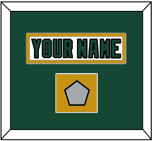Dallas Nameplate & Stanley Cup Champions Patch - Home White (1994-1999) - Essential Tier 3