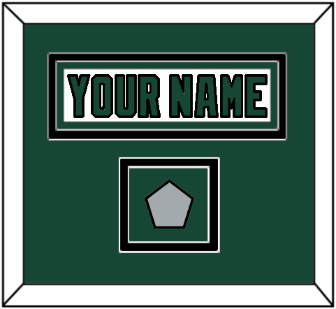 Dallas Nameplate & Stanley Cup Finals Patch - Home White (1994-1999) - Signature Tier 2