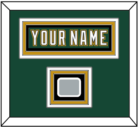 Dallas Nameplate & Stanley Cup Finals Patch - Alternate Green (1997-1999) - Premier Tier 2