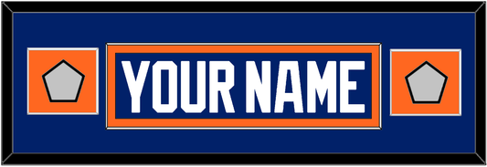 Edmonton Nameplate & 2 Stanley Cup Champions Patches - Road Blue (1981-1994) - Essential Tier 4
