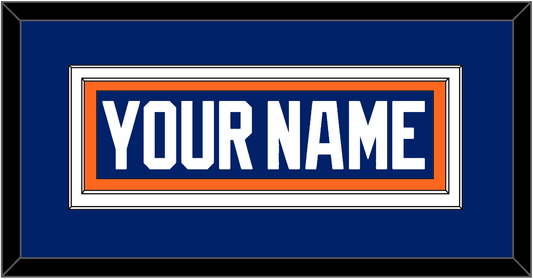 Edmonton Nameplate - Road Blue (1981-1994) - Signature Tier 2