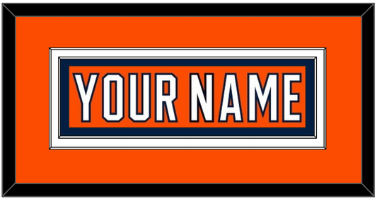 Edmonton Nameplate - Home Orange (2017-2022) - Signature Tier 2