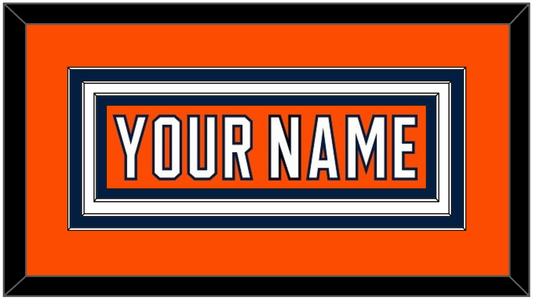 Edmonton Nameplate - Home Orange (2017-2022) - Premier Tier 1