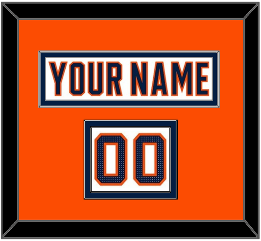 Edmonton Nameplate & Number (Shoulder) - Road White (2017-2022) - Signature Tier 3
