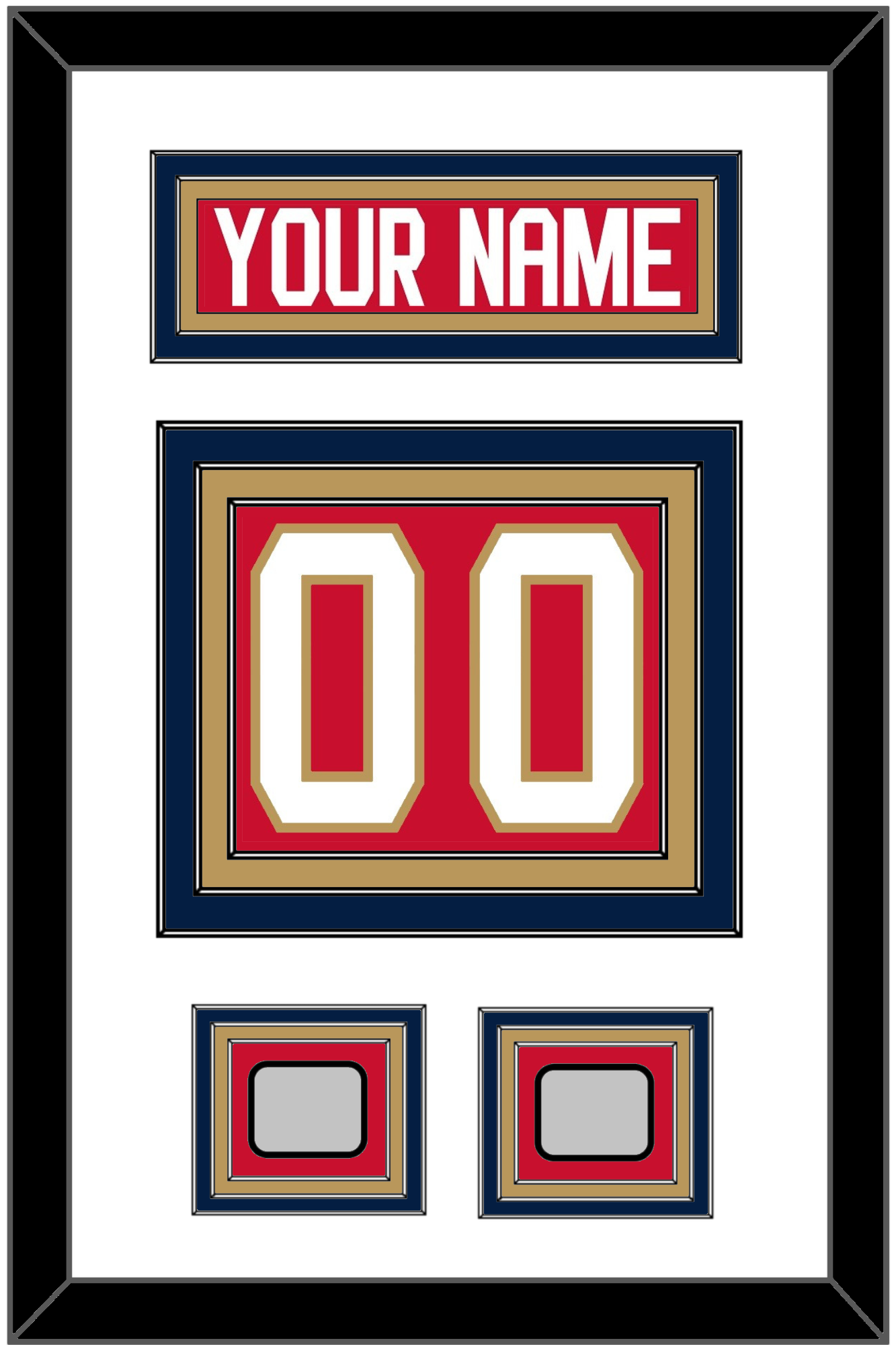 Florida Legacy Nameplate & Full-Size Number - Split