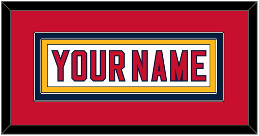 Florida Nameplate - Road White (2007-2016) - Signature Tier 2