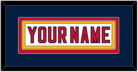 Florida Nameplate - Road White (2007-2016) - Signature Tier 4