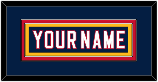 Florida Nameplate - Home Blue (2006-2007) - Signature Tier 3
