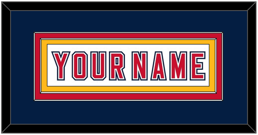 Florida Nameplate - Road White (2006-2007) - Signature Tier 4