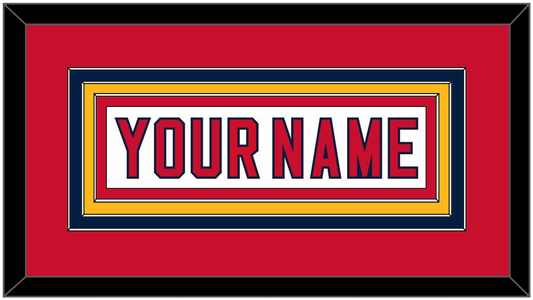 Florida Nameplate - Road White (2007-2016) - Premier Tier 4