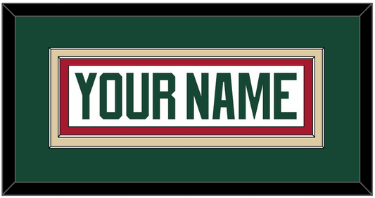 Minnesota Nameplate - Road White - Signature Tier 2