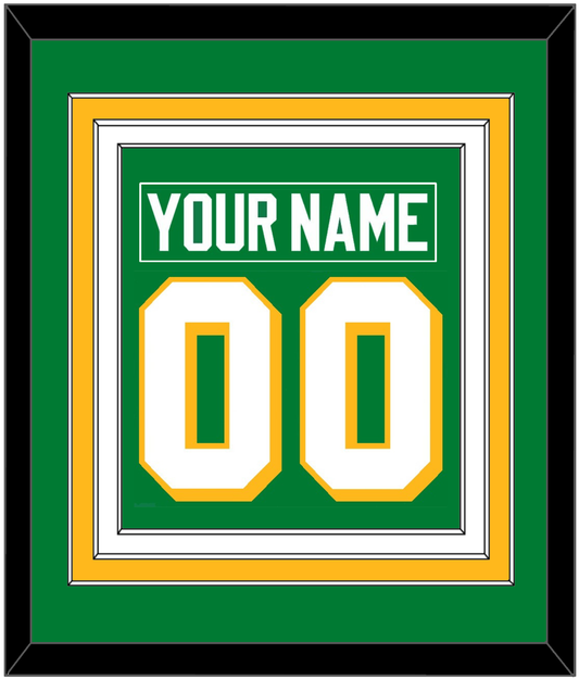 Minnesota Nameplate & Number (Back) Combined - Alternate Green - Premier Tier 2