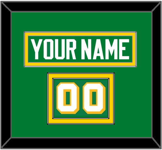 Minnesota Nameplate & Number (Shoulder) - Alternate Green - Signature Tier 2