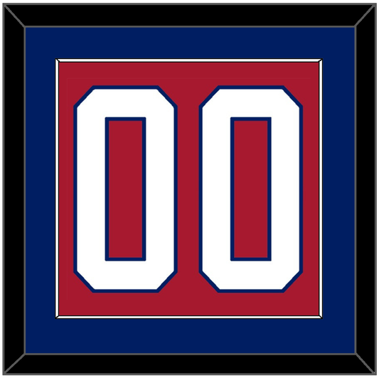 Montreal Number (Back) - Home Red - Essential Tier 2