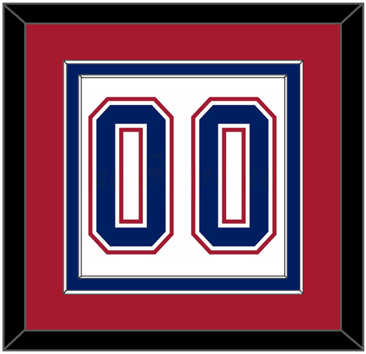 Montreal Number (Back) - Road White - Signature Tier 2